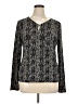 Tahari Multi Color Black Long Sleeve Blouse Size XL - photo 1