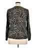 Croft & Barrow 100% Acrylic Animal Print Gray Pullover Sweater Size XL - photo 2