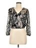 Alice + Olivia Silver 3/4 Sleeve Blouse Size M (estimated) - photo 1