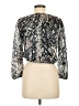 Alice + Olivia Silver 3/4 Sleeve Blouse Size M (estimated) - photo 2