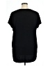 Fervour Solid Black Short Sleeve T-Shirt Size XL - photo 2