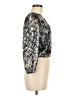 Alice + Olivia Silver 3/4 Sleeve Blouse Size M (estimated) - photo 4