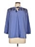 Westbound Blue 3/4 Sleeve Blouse Size L (petite) - photo 1