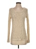 Mizumi Metallic Ivory Pullover Sweater Size S - photo 1