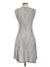 Max Studio Chevron-herringbone Gray Casual Dress Size L - photo 2