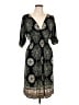 Max Edition Paisley Black Casual Dress Size L - photo 1