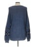 Blu Pepper 100% Cotton Blue Pullover Sweater Size L - photo 2