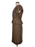 Escada 100% Silk Brown Cocktail Dress Size EU 38 / US 8 - photo 5