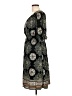 Max Edition Paisley Black Casual Dress Size L - photo 5