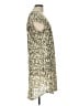 The North Face 100% Polyester Animal Print Tan Casual Dress Size L - photo 4