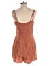 Amuse Society Checkered-gingham Orange Romper Size L - photo 2