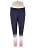 Ideology Color Block Blue Active Pants Size 2X - photo 1