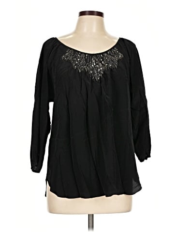 Rebecca Taylor 3/4 Sleeve Silk Top (view 1)