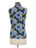 Anne Klein Blue Sleeveless Blouse Size M - photo 2