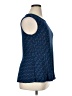 Roz & Ali Blue Sleeveless Blouse Size L - photo 4