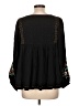 Floreat 100% Rayon Black Long Sleeve Blouse Size L - photo 2