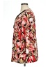 JM Collection Red 3/4 Sleeve Blouse Size XL - photo 5