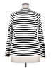 Nine West Stripes White Turtleneck Sweater Size XXL - photo 2