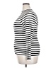 Nine West Stripes White Turtleneck Sweater Size XXL - photo 5