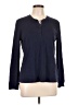 L.L.Bean Blue Long Sleeve Blouse Size L - photo 1