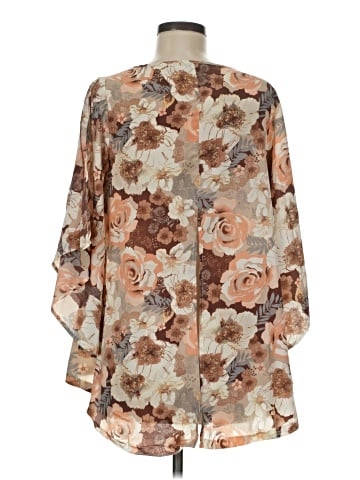 Twelve by Twelve 3/4 Sleeve Blouse (view 2)