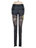 Teeki Graphic Stripes Gray Leggings Size M - photo 1