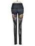 Teeki Graphic Stripes Gray Leggings Size M - photo 2