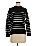 Zara Stripes Black Turtleneck Sweater Size S - photo 1