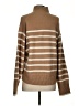 Uniqlo Stripes Tan Turtleneck Sweater Size S - photo 2