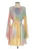 Wildfox 100% Polyester Tie-dye Multi Color Green Casual Dress Size Sm (1 or S) - photo 2