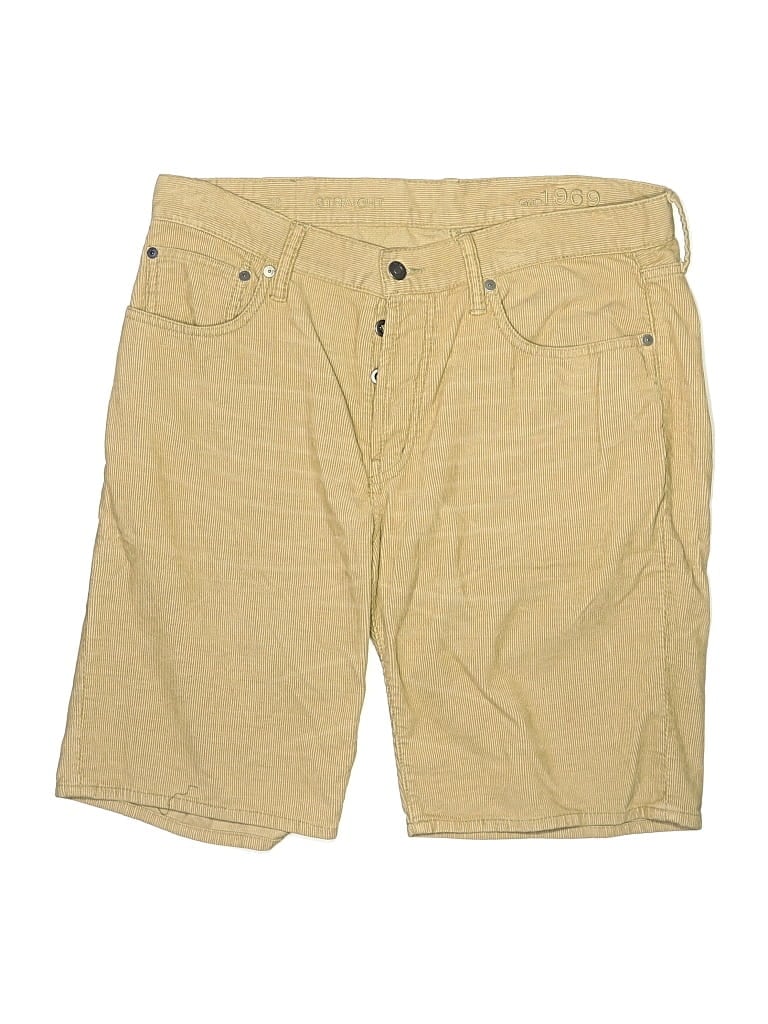 Pre-owned Gap Khaki Shorts In Yellow