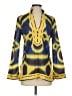 Tory Burch Yellow 3/4 Sleeve Blouse Size 4 - photo 1
