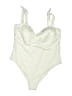 H&M Solid Ivory One Piece Swimsuit Size XL - photo 1