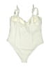 H&M Solid Ivory One Piece Swimsuit Size XL - photo 2