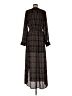 LA Made 100% Polyester Paisley Brown Casual Dress Size M - photo 2