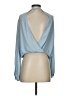 Lovers + Friends 100% Polyester Blue 3/4 Sleeve Blouse Size S - photo 2