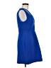 BCBGMAXAZRIA Solid Blue Cocktail Dress Size 6 - photo 4
