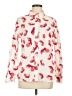 Gap Outlet Print Ivory Long Sleeve Blouse Size M - photo 1