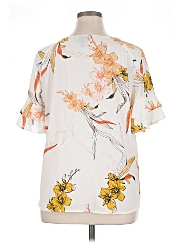 Worthington Short Sleeve Blouse (view 2)