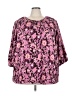 Croft & Barrow Pink 3/4 Sleeve Blouse Size 3X - photo 1