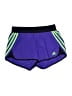 Adidas Color Block Purple Athletic Shorts Size S - photo 1