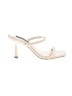 Aqua 100% Leather Ivory Sandals Size 8 1/2 - photo 1