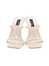 Aqua 100% Leather Ivory Sandals Size 8 1/2 - photo 2