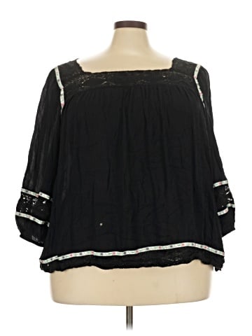 Cato 3/4 Sleeve Blouse (view 1)