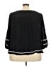 Cato 100% Rayon Black 3/4 Sleeve Blouse Size 28W - photo 2
