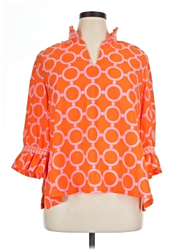 Gretchen Scott Designs 3/4 Sleeve Blouse