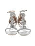 Badgley Mischka Silver Sandals Size 10 - photo 2