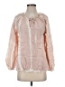 Knox Rose 100% Lyocell Pink Long Sleeve Blouse Size S - photo 1