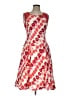 Kay Unger 100% Silk Hearts Red Cocktail Dress Size 10 - photo 1