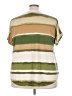 Truself Stripes Green Short Sleeve Top Size 3X - photo 2
